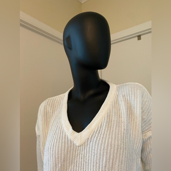 White Soft Fall Sweater - Picture 5 of 6
